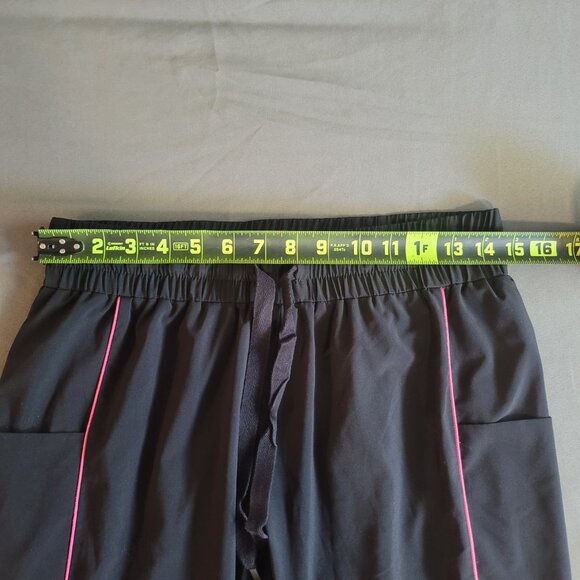 Smash + Tess x Barbie Jogger Pants Womens S Black Media Pockets Stretch Active - Picture 8 of 15